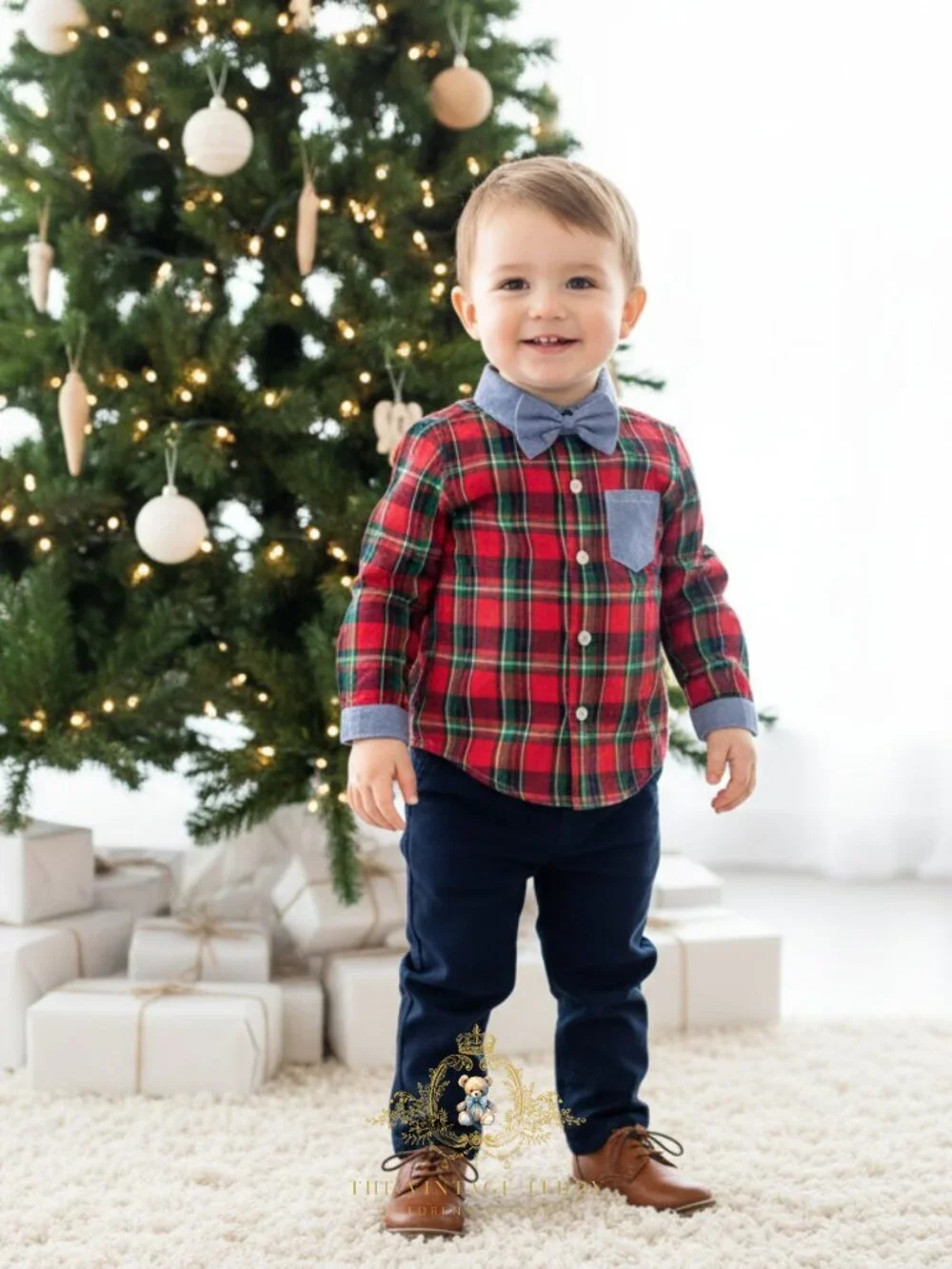 NWT Handsome Boys Oxford Button Down Dress Shirt & Pants Matching SetFall 18-24M